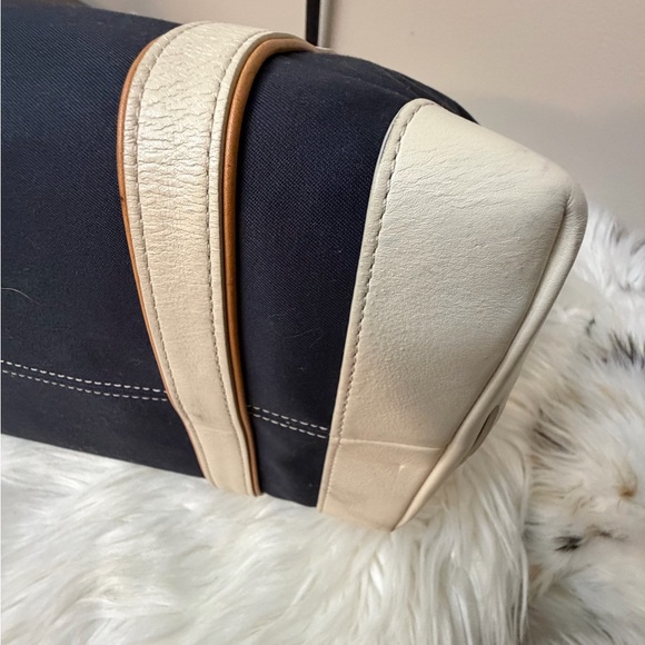 Coach Navy and Tan Tote Bag - Picture 6 of 12